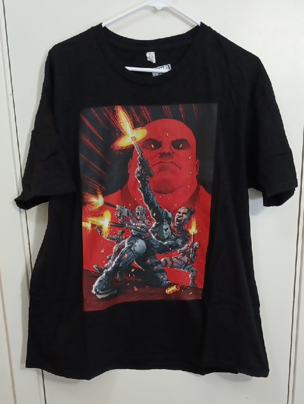 Marvel Black Comic Tee Erik Killmonger Kingpin